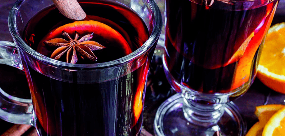 Güç için mulled şarap